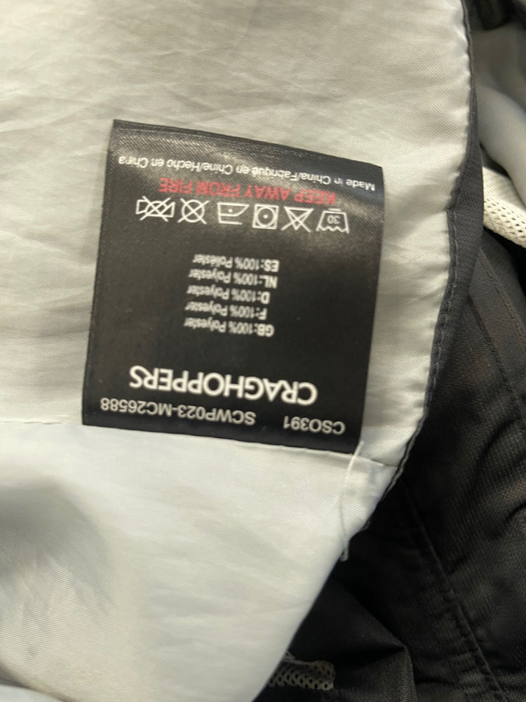 Stunning Craghoppers Windproof waterproof aquadry Jacket Uk16 Black Grey CW534