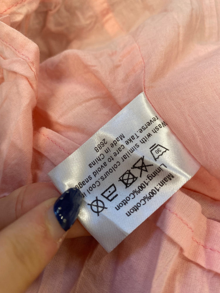 Stunning Style Cheat Midi Dress UK 12 Pink red polka KS545