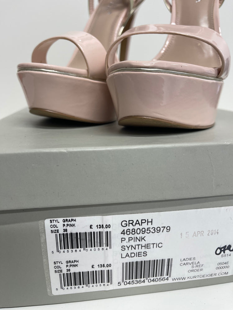 Stunning Carvela Graph High Heels UK5 PinkPart shoes PP546