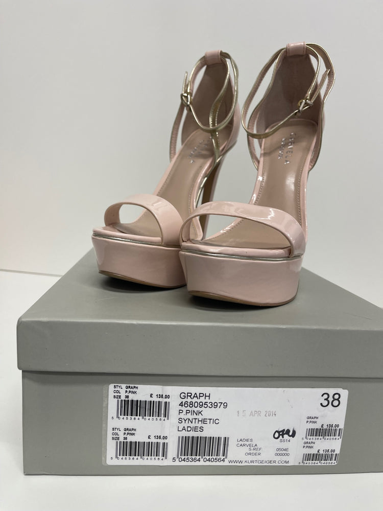 Stunning Carvela Graph High Heels UK5 PinkPart shoes PP546