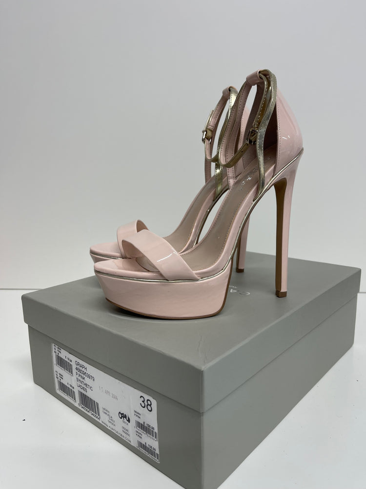 Stunning Carvela Graph High Heels UK5 PinkPart shoes PP546