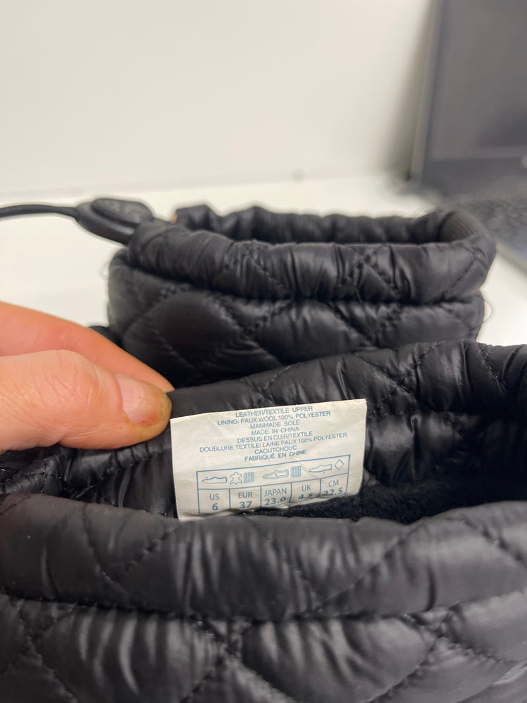 Stunning Pajar Gravita Snow Boot UK4 Black quilted SH549