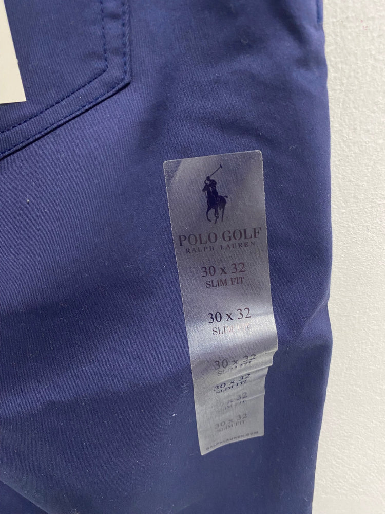 Classic Polo Ralph Lauren golf Chino Trousers W30" Navy L32” TD389