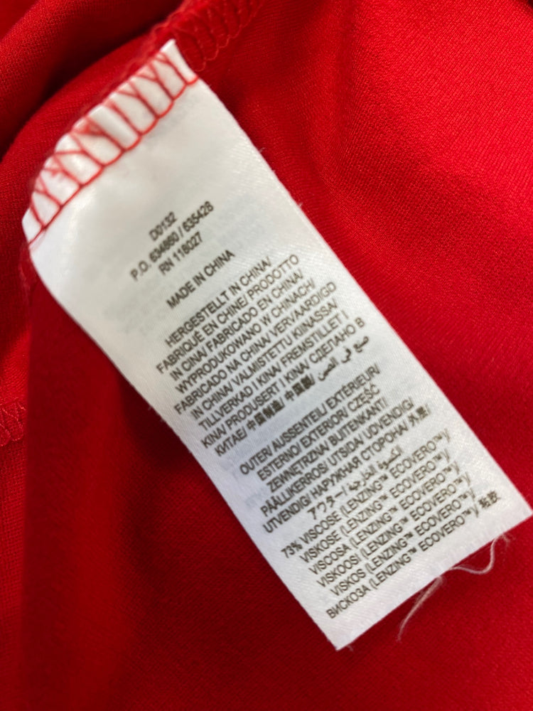 Stunning Boden Midi Dress UK 12 petite Red smock CT551