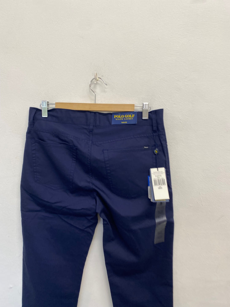 Classic Polo Ralph Lauren golf Chino Trousers W30" Navy L32” TD389