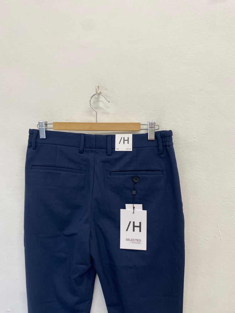 Classic Selected homme Tailored trousers W30" Navy blue TD389
