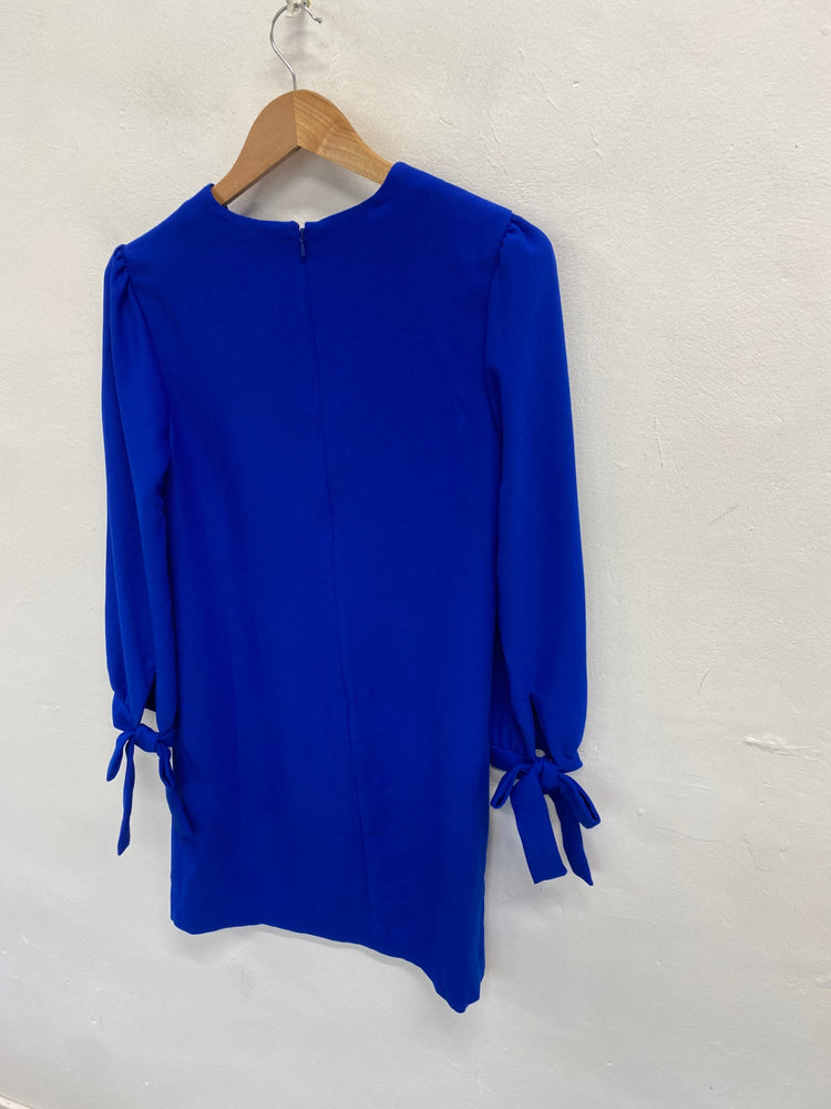 Stunning Banana Republic Midi Dress Uk 10 Blue CT551