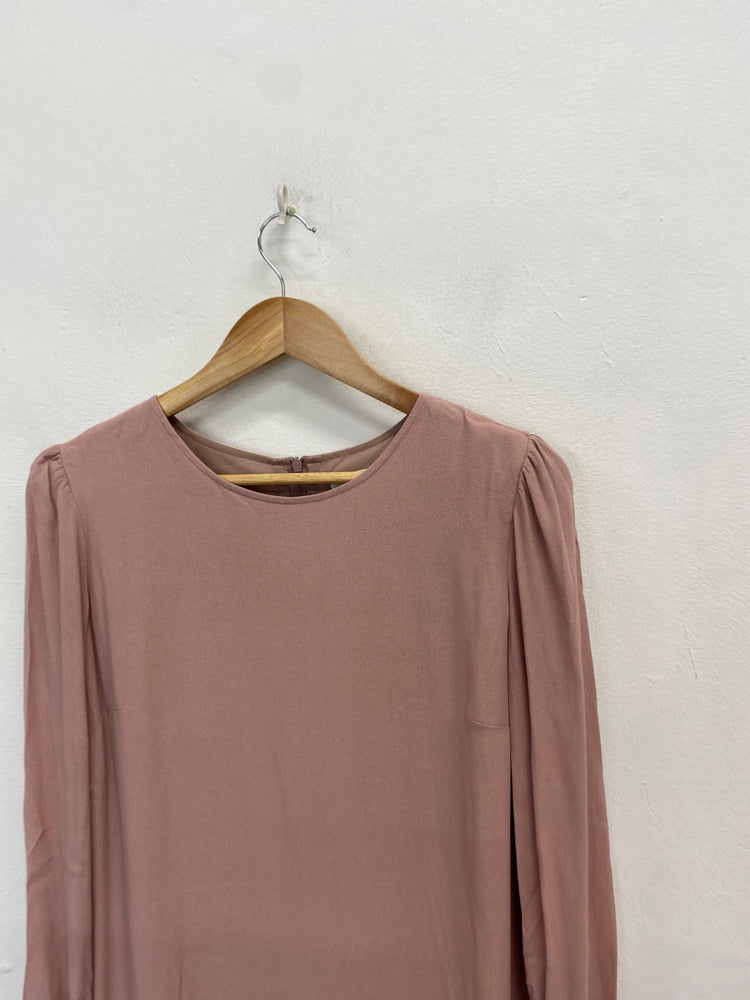 Stunning Goat Dress UK 12 Baby pink formal vibe CT551