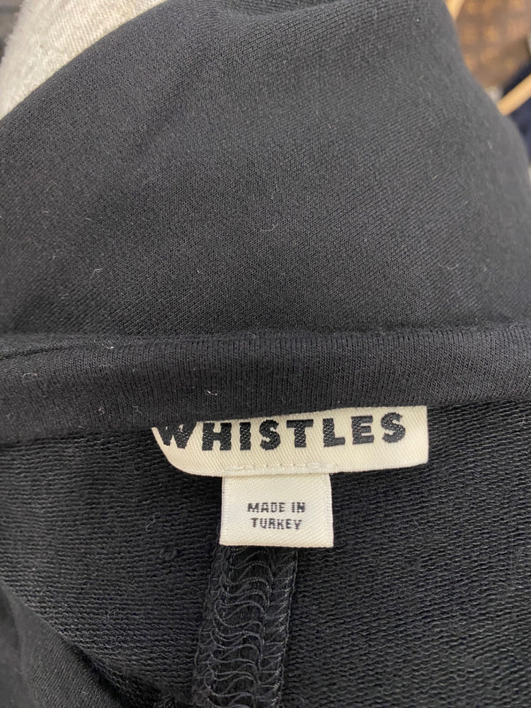 Stunning Whistles Midi tshirt Dress UK 14 Black frill hem CT551