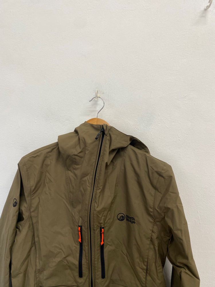 Classic North Ridge Waterproof jacket shoal water UK S khaki TD389