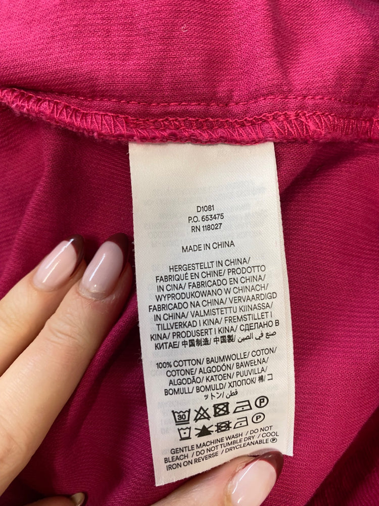 Stunning Boden Midi Dress UK 12 petite Pink cord ribbed CT551