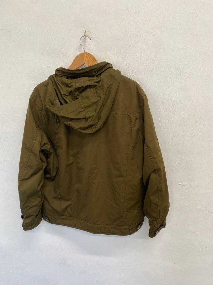 Classic Polo Ralph Lauren Windbreaker UK L khaki Green TD389