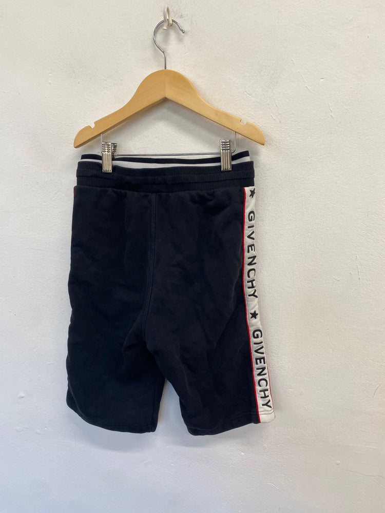 Classic kids Givenchy Shorts 12yrs Black side stripe BB001