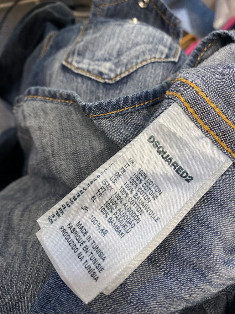 Classic kids Dsquared2 Shirt Age 12 Blue denim BB001