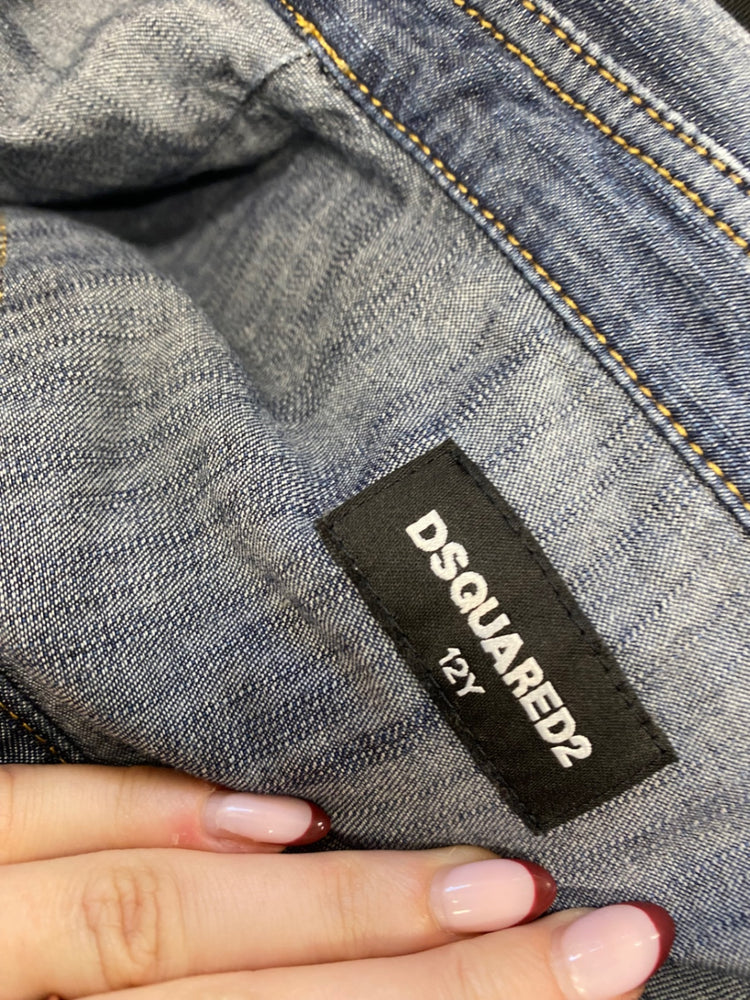 Classic kids Dsquared2 Shirt Age 12 Blue denim BB001
