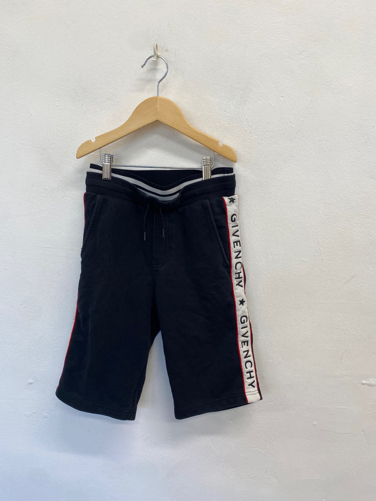 Classic kids Givenchy Shorts 12yrs Black side stripe BB001