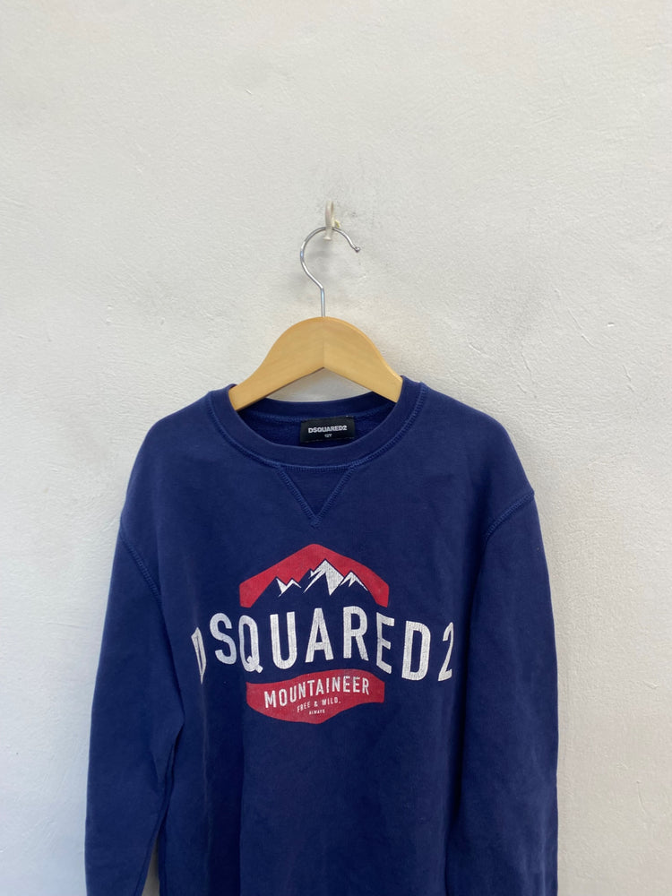 Classic Dsquared2 Sweater Age 12 Navy boys BB001