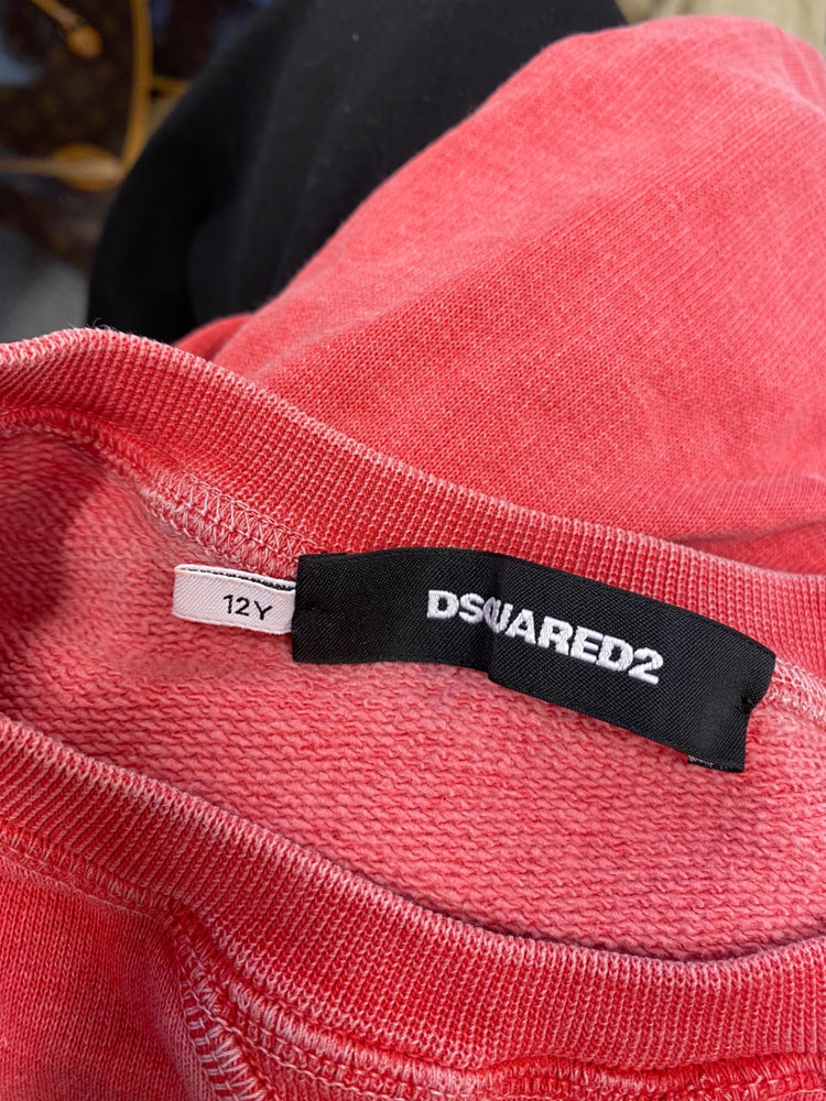 Classic boys Dsquared2 Sweater 12yrs Red yellow printed BB001