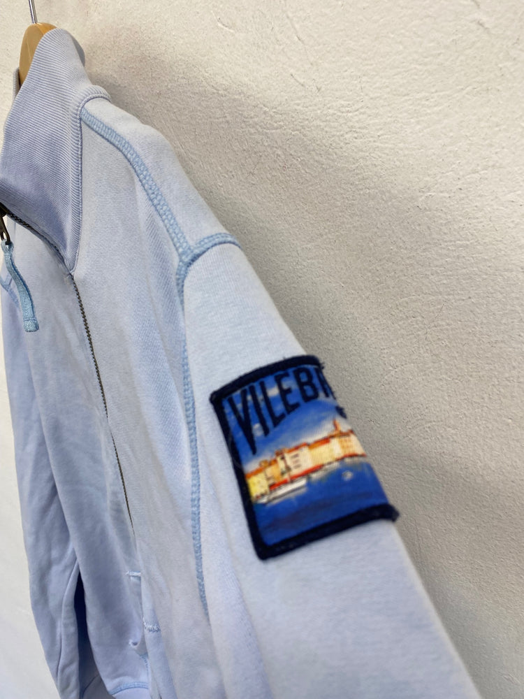 Classic Vilebrequin Zip through Sweater Age 10 Blue BB001