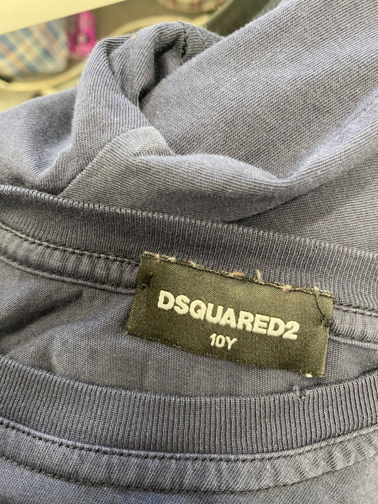 Classic kids Dsquared2 T-Shirt Age 12 Navy printed BB001