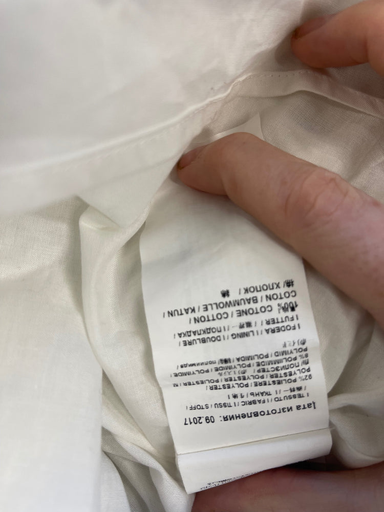 Stunning roberto cavalli metallic Party Dress Age 8-10 Cream splodge BB001