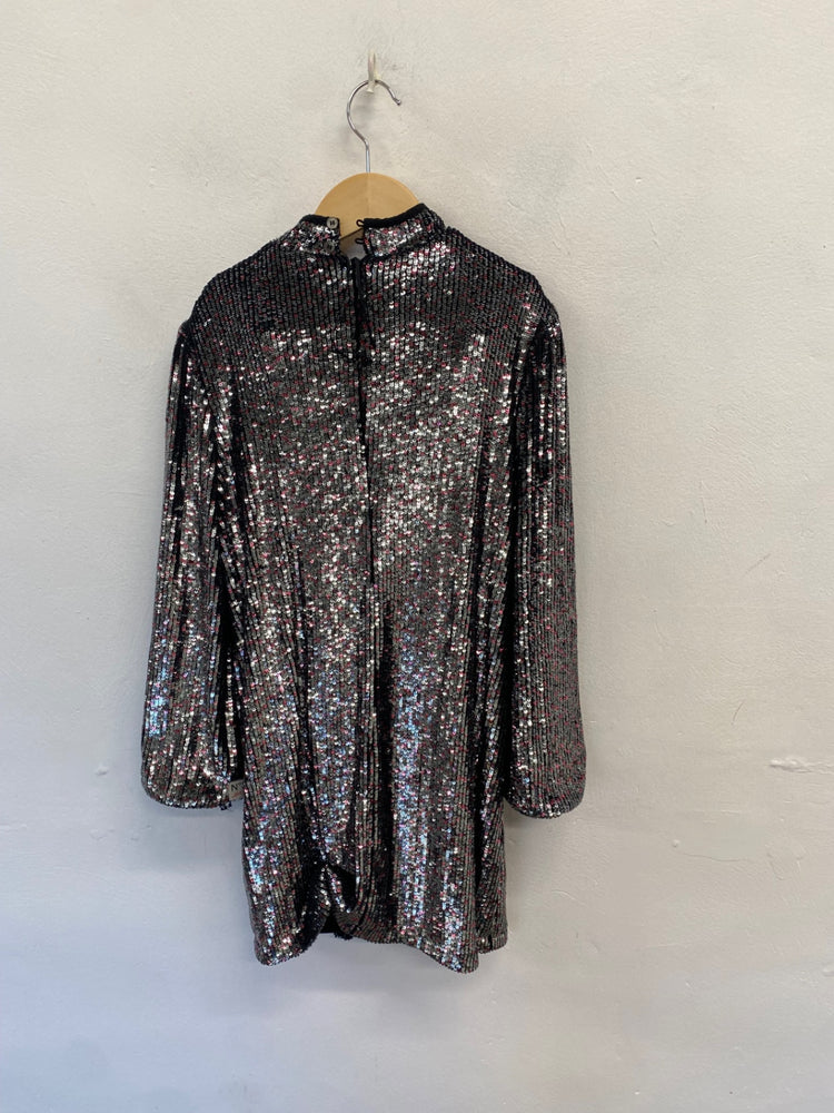 Stunning girls No 21 Mini dress Age 10 Black sequin BB001