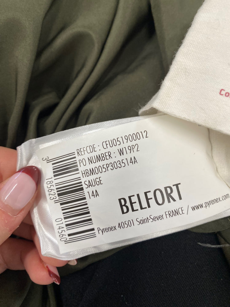 Classic kids Pyrenex Puffer down filled Jacket Age 14 Olive Green BB001