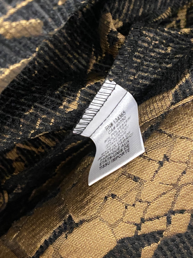Stunning Marla Wynne Jacket UK 12 Black and Gold FB552