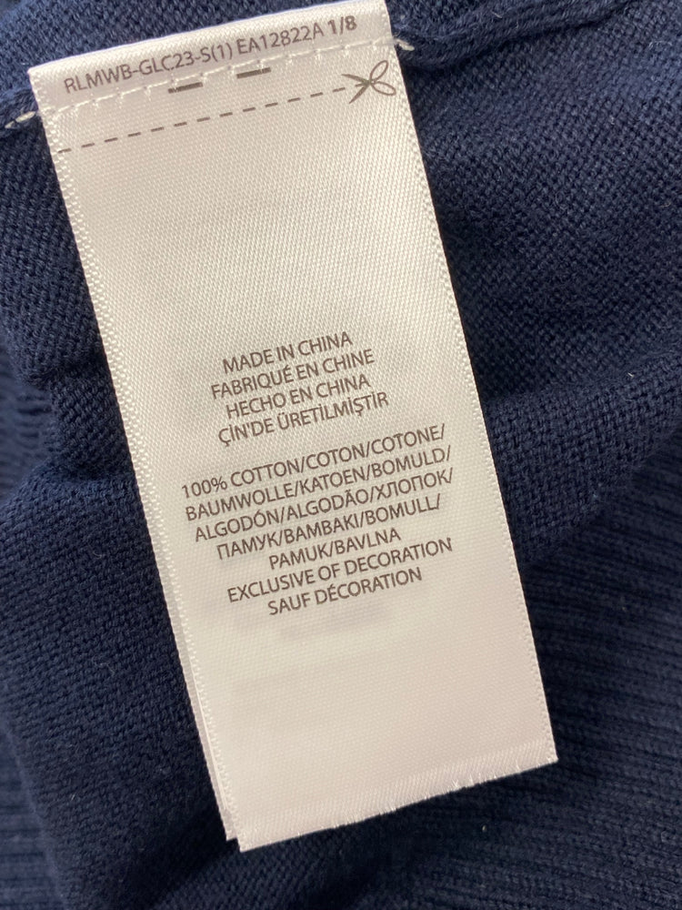 Classic boys Polo Ralph Lauren Cardigan Age 10-12 Navy red BB001