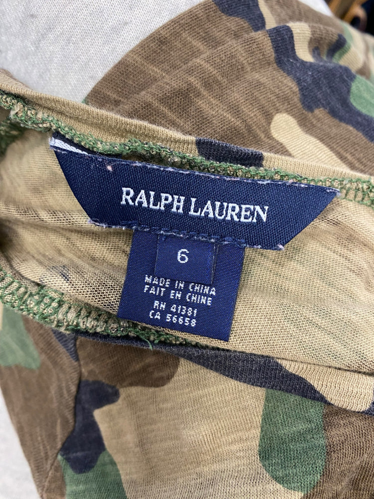 Stunning girls Ralph Lauren Girls dresses 6yrs Camouflage khaki BB001