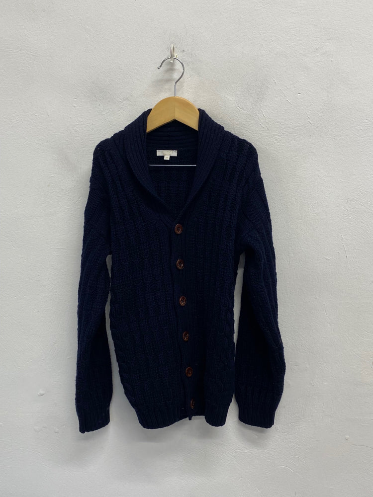 Classic boys kids Gucci knit wool Cardigan Age 10 Navy BB001