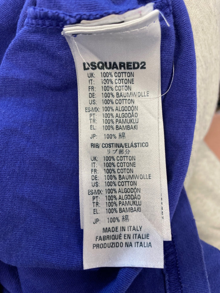 Classic boys Dsquared2 T-Shirt Age 12 Blue graphic BB001