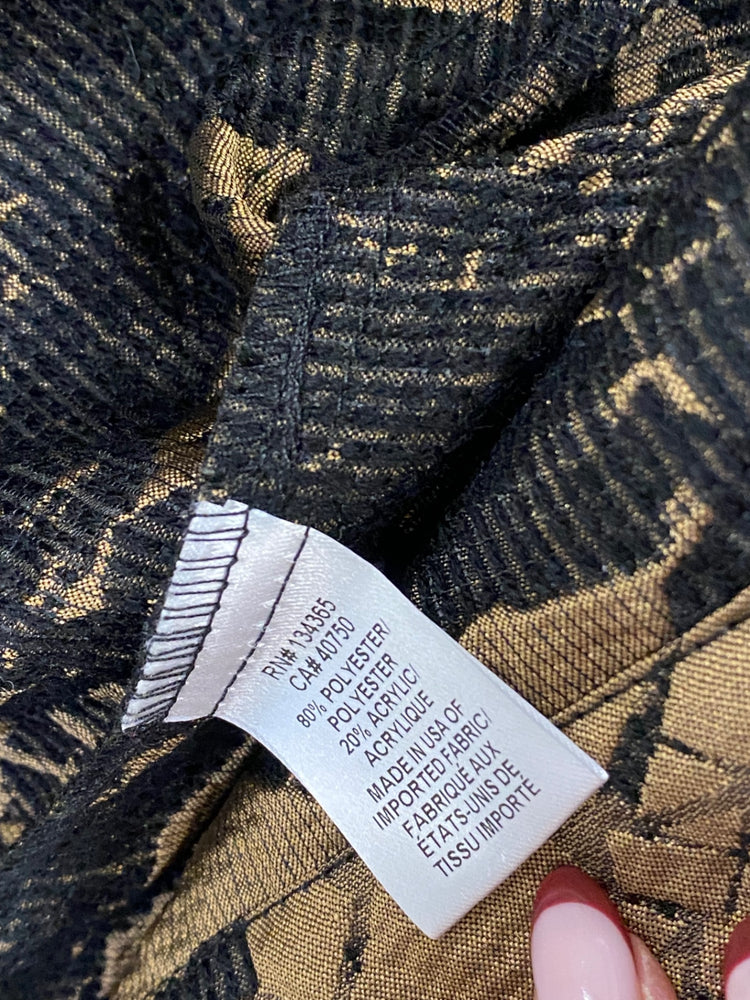 Stunning Marla Wynne Jacket UK 12 Black and Gold FB552