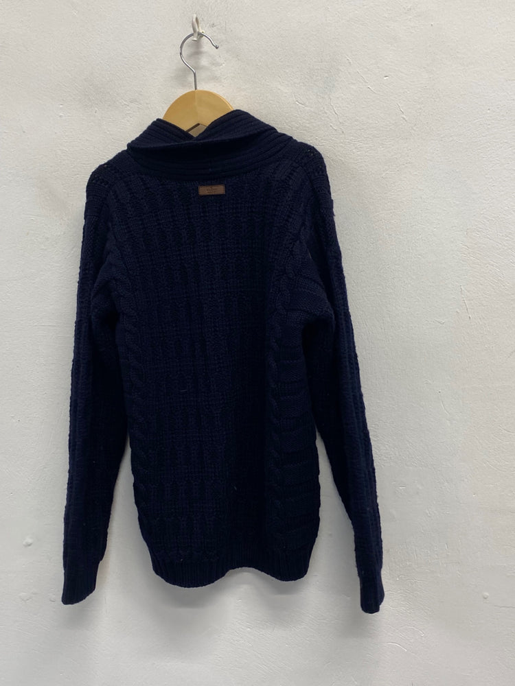 Classic boys kids Gucci knit wool Cardigan Age 10 Navy BB001