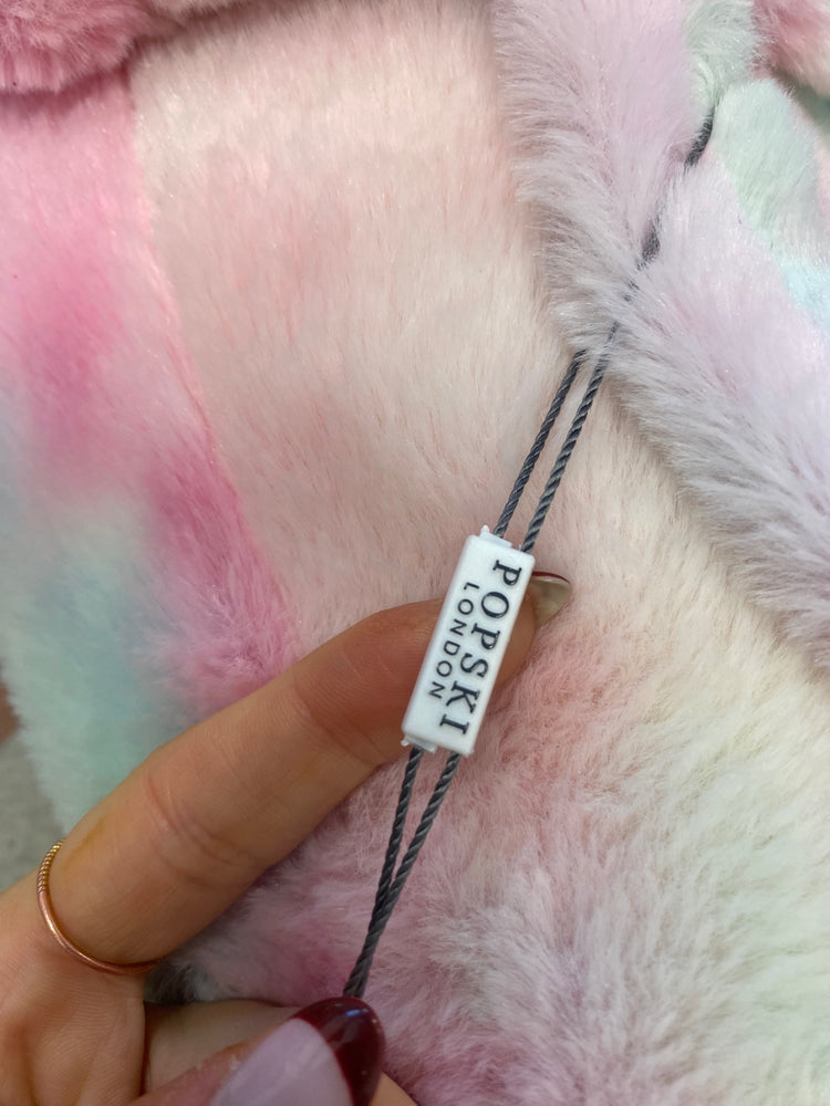 Stunning kids Popski fluffy Tote Bag One size Multicolor pastel BB001