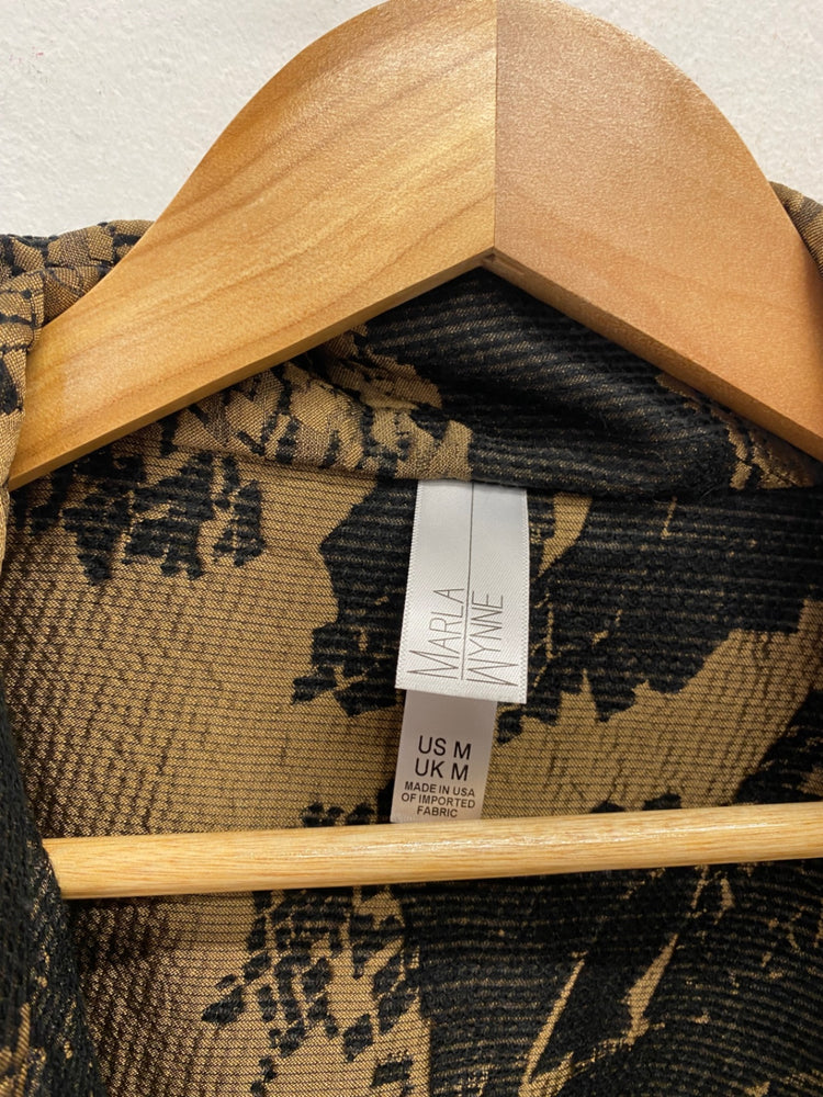 Stunning Marla Wynne Jacket UK 12 Black and Gold FB552