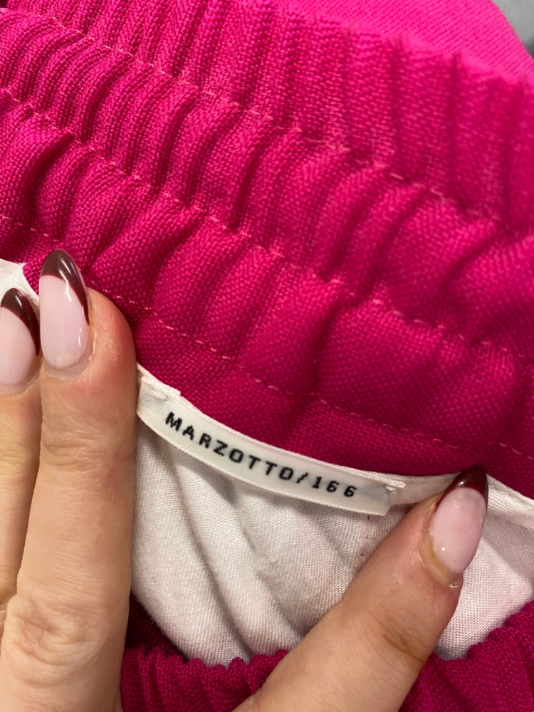Stunning Arket marzotto Straight trousers Uk 8 Fuchsia pink JP001