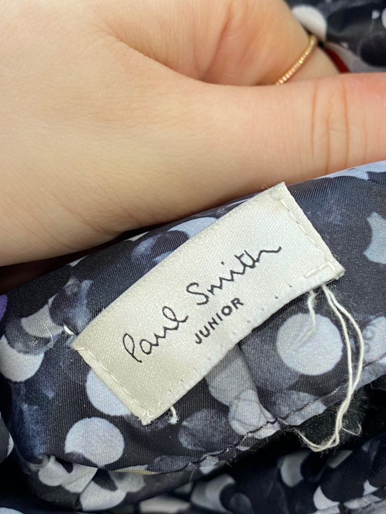 Classic boys kids Paul Smith Junior Puffer Jacket 11-12yrs Black spotted reversible JP001