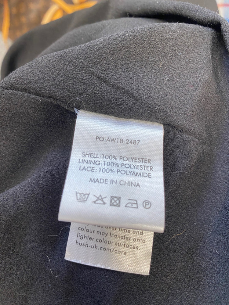 Stunning Hush Long dress UK 8 Black and White zebra JP001