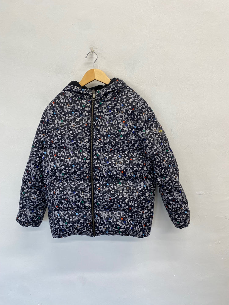 Classic boys kids Paul Smith Junior Puffer Jacket 11-12yrs Black spotted reversible JP001