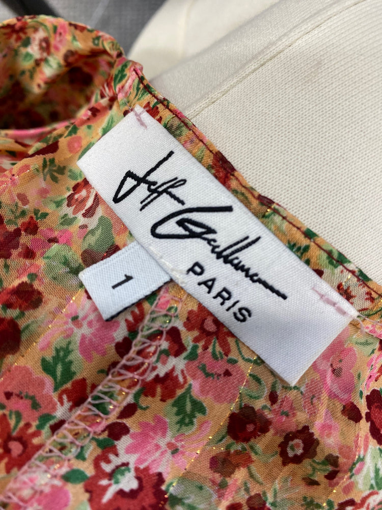 Stunning Jeff Gallano Midi Dress UK 8 Multicolor pink floral RG020