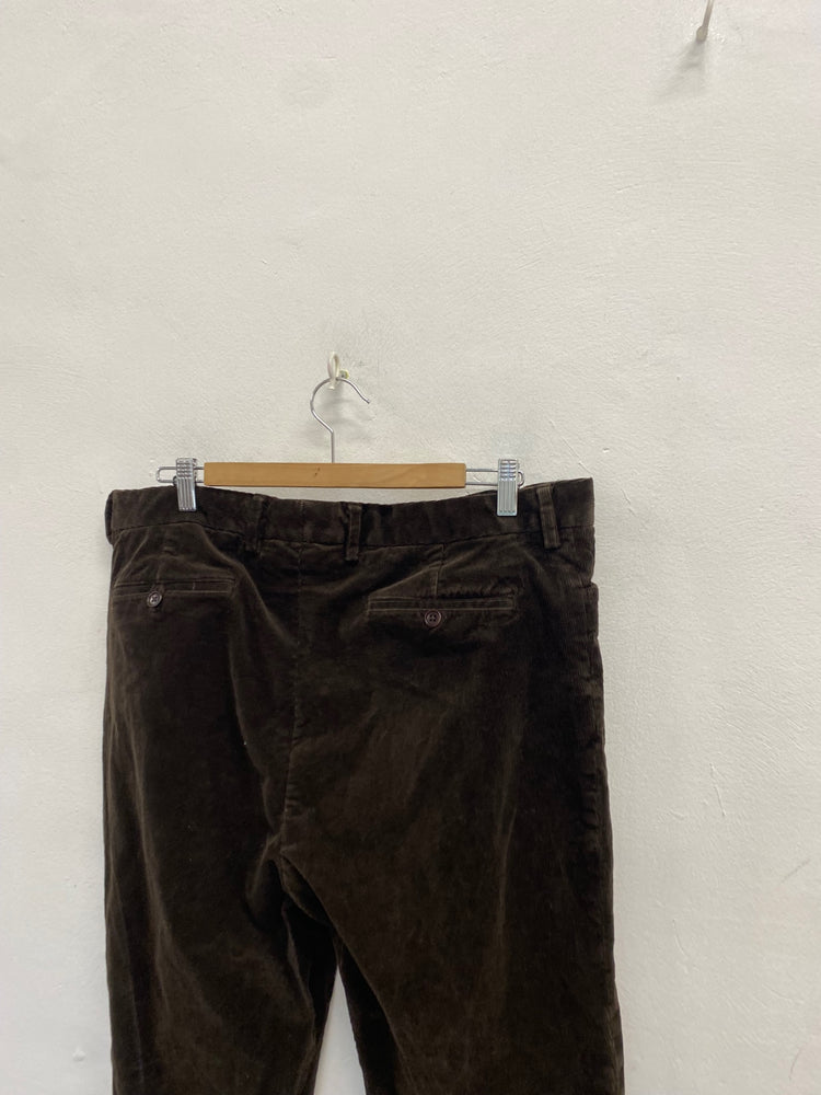 Classic Ralph Lauren cord Straight trousers W38" Brown SH549