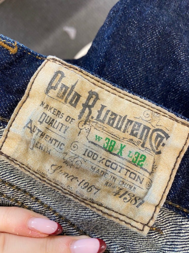 Classic men’s Ralph Lauren Straight jeans W38" Navy SH549