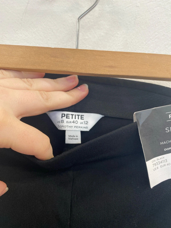 Dorothy Perkins Stylish Black Stretchy Skinny Jeans UK 12 AO001