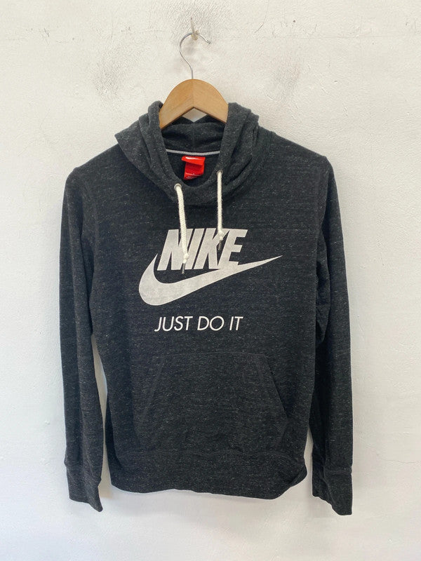 Fabulous Nike Charcoal Grey Marl hoodie UkL Ladies GW001