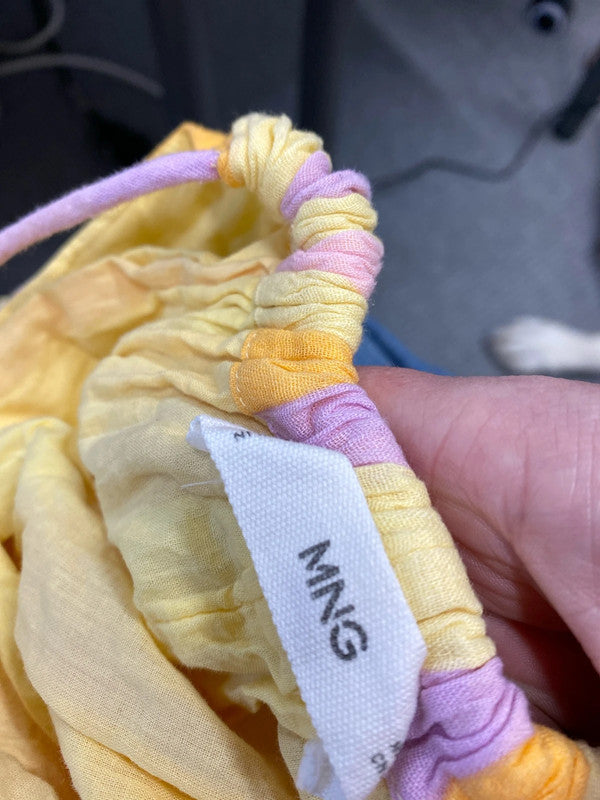 Fabulous Mango Striped summer dress UkM pastels KS002