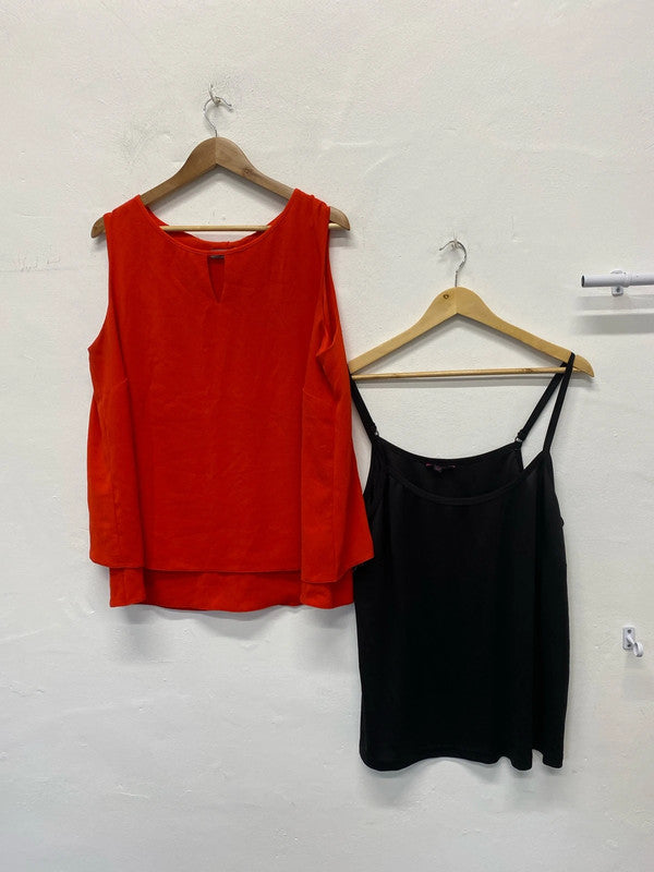 Fabulous Duo of summer basic tops Uk22 simply be & M&co #3 YM001