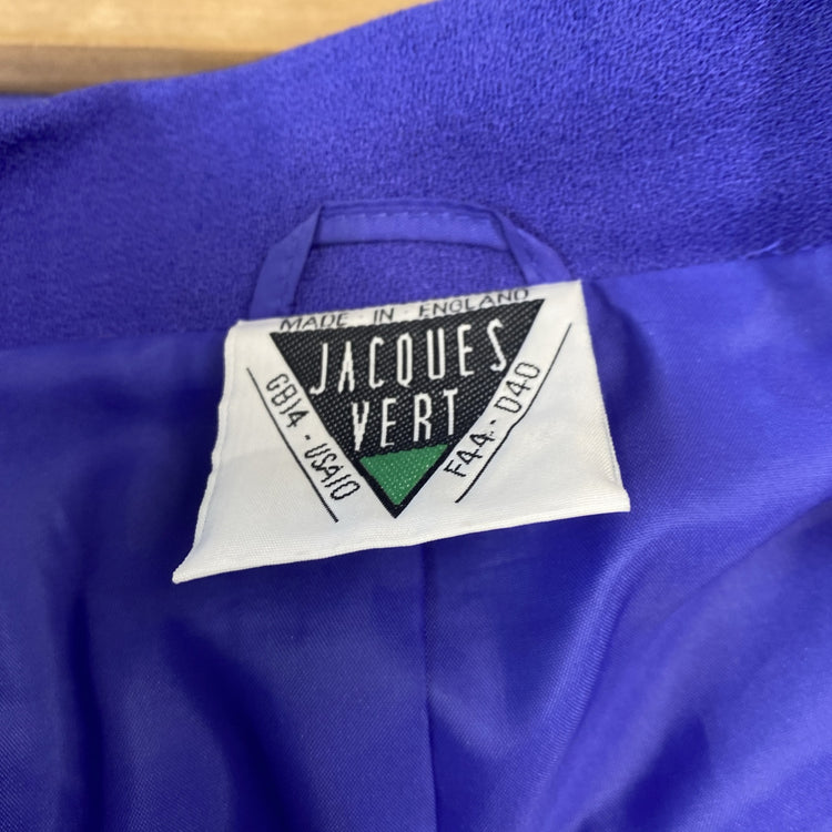 Vintage Jacques Vert 1980’s Fabulous purple Occasion Event Outfit uk14/16 IZ001