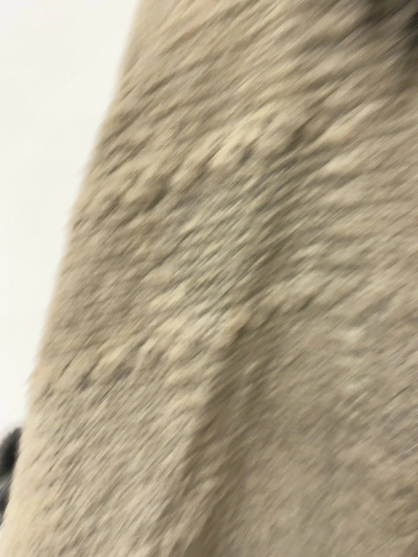 Classic knit poncho by Made In Italy one size faux fur trim occasion GK002