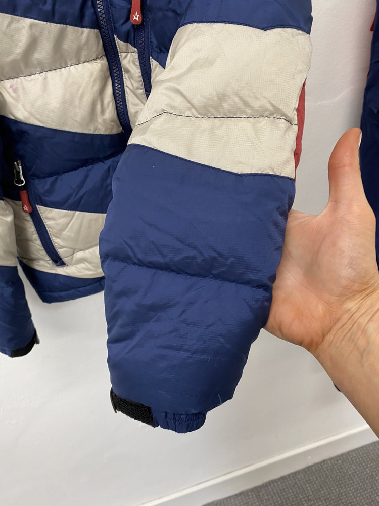 Perfect Moment Blue Chevron SuperDown Puffer Ski Jacket Age 8 Years JP001